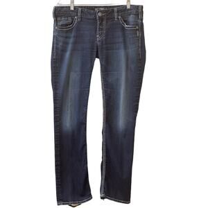 Silver Jean Co Berkley Low-Rise Denim Jeans Size W33